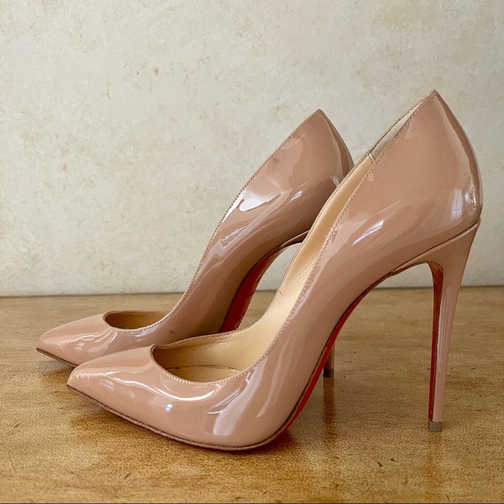 Christian Louboutin Blush Patent Leather Heels